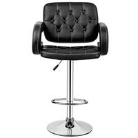 Tabouret de Bar de luxe en cuir à dos haut, industriel Unique Vintage cuisine comptoir de Bar