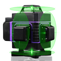 Vendita calda 4D verde autolivellante 360 gradi 16 linee livello laser verde/livello laser 4D orizzontale e verticale