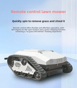 Cortacésped a Control Remoto para Huertos y Campos Inclinados, Robot de Corte Inteligente con Batería de Litio Pequeña, Desbrozadora de Orugas C--17 para Huertos - Product Image 6
