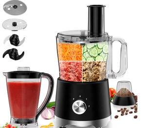 ミニ電動フードプロセッサー 1200W <span class=keywords><strong>2</strong></span>.5L 環境に優しい <span class=keywords><strong>3</strong></span>段階速度調整 多機能ブレンダー/シュレッダー/グラインダー/ミキサー/ニーダー 家庭用 - Product Image 3