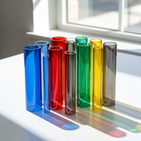 Tuyau en PC transparent pour applications de conduits, manchons en PC extrudés, protection, fournisseur de tubes en polycarbonate sur mesure, vente en gros