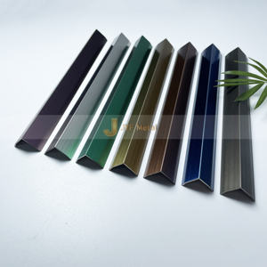 Profil en L décoratif en acier inoxydable EX300 pour projets de design d'intérieur - Product Image 2