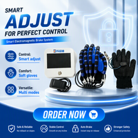Gants robotiques électriques d'exercice pour les mains Leyidi avec miroir, rechargeables par USB, garantie 1 an, pour la thérapie quotidienne des doigts, AVC, hémiplégie