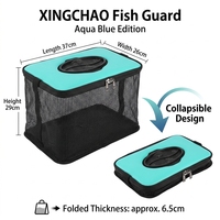 Panier de pêche robuste à séchage rapide avec double fermeture éclair et filet anti-odeur à séchage rapide