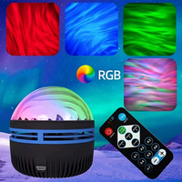 Lampe de projection spirale RGB pour chambre à coucher, effet ciel céleste romantique, nuages tourbillonnants, flamme, nébuleuse, vague tourbillonnante, décoration d'ambiance, veilleuse