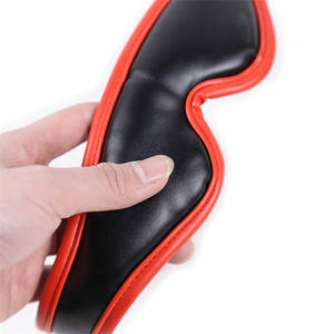 <span class=keywords><strong>Sexe</strong></span> Masque Pour Les <span class=keywords><strong>Yeux</strong></span> En Cuir Noir Velcro Strap Masque Pour Les <span class=keywords><strong>Yeux</strong></span> BDSM Bondage Sexy Bandeau Pour Adultes Hommes Femmes - Product Image 4