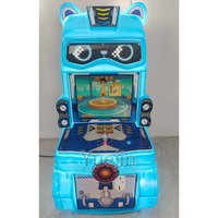 Machine de jeu d'arcade pour enfants - Jeu vidéo interactif à monnayeur avec structure en acier inoxydable, en anglais, garantie 1 an