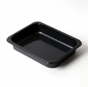 Hengmaster disposable airplane cpet plastic food packaging tray for oven heating