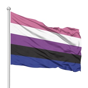 โรงงานผลิตภัณฑ์ส่งเสริมการขายขายส่ง3x5ft 100% โพลีเอสเตอร์ Bandera <span class=keywords><strong>Lgtb</strong></span> กลางแจ้งตกแต่งที่กำหนดเองธงรุ้ง - Product Image 1