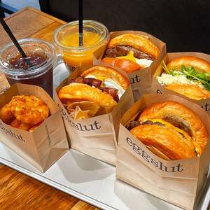 Sacs en papier kraft pour hamburgers, écologiques, jetables, biodégradables, recyclables, imperméables, avec logo personnalisé imprimé - Product Image 6