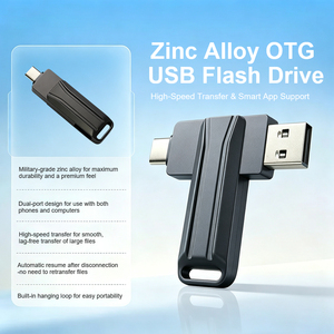 Pangu แฟลชไดรฟ์ USB ใหม่ขนาด64GB, .co.jp USB-C/USB-A 3.0 <span class=keywords><strong>Exfat</strong></span> หมุนได้สำหรับไอโฟน - Product Image 6