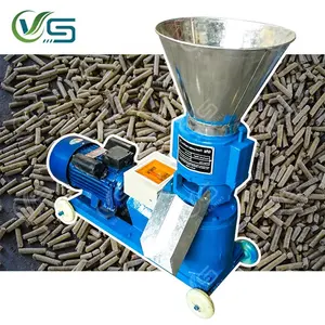 Máquina para hacer pellets de alimentación Animal, troquel plano, pollo, ganado, cerdo, fresadora de pellets