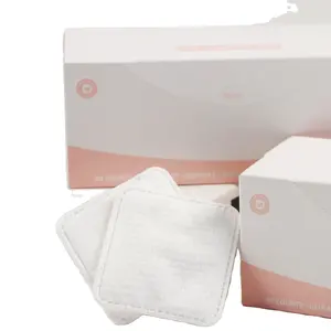 100% tampons en microfibre cosmétiques dégraissants en coton de qualité naturelle vente chaude tampons en coton absorbants jetables