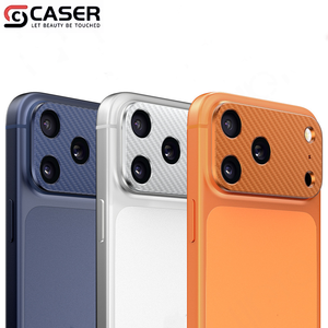 Protector de Lente de Alta Calidad con Acabado Mate de Fibra de Carbono, Aleación de Aluminio Hueca, Color Puro, Anti-caídas para iPhone 17 Pro/Pro Max - Product Image 2