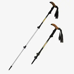 Bâtons <span class=keywords><strong>de</strong></span> <span class=keywords><strong>Ski</strong></span> <span class=keywords><strong>de</strong></span> haute qualité, béquille <span class=keywords><strong>pliable</strong></span>, bâton <span class=keywords><strong>de</strong></span> Trekking, bâtons <span class=keywords><strong>de</strong></span> marche nordiques, Alpenstock - Product Image 1