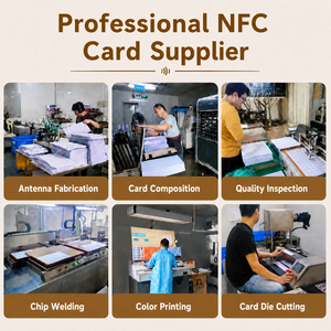 Tarjetas NFC Personalizadas al por Mayor, Programables, 13.56mhz, Ntag213, RFID, PVC, Acrílico, Código QR, Resistentes al Agua, <span class=keywords><strong>para</strong></span> Restaurantes y Cafés - Product Image 5