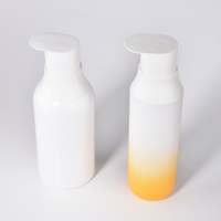 Botol Pompa Plastik PET Putih Isi Ulang 300ml 500ml untuk Sabun Mandi, Gel Mandi, Lotion, Sampo, dan Masker Wajah (Custom)