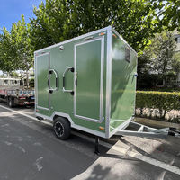 Toilettes mobiles de luxe européennes modernes en acier, écologiques, pour l'extérieur, à vendre, pour parcs et ateliers