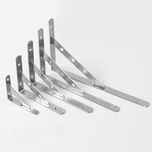 Left Steel Stainless Steel Bracket 3mm 4mm Thickened <b>Shelf</b> Support Wall Mount Durable Connectors - Product Image 3