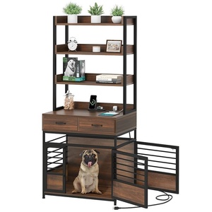 Muebles de caja para perros de alta calidad con estantes de almacenamiento y enchufes Venta loca <span class=keywords><strong>por</strong></span> tiempo limitado para sala de estar - Product Image 1