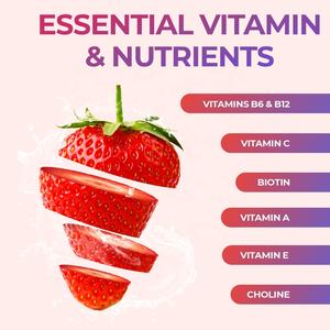 Julong OEM/ODM fornitura multivitaminica Focus energetico donne Halal naturale multivitaminici organici Gummies vitamina integratore alimentare - Product Image 4