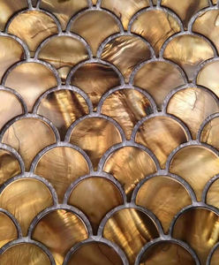 Panneau mosaïque tête de perle, couleur grise et noire, incrustation de stylo, coque, mosaïque, gaufrage - Product Image 6