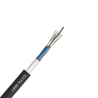 Cable de Fibra Óptica GYTA de 8 Hilos para Redes de Telecomunicaciones Exteriores, Blindado Ligero con Cinta de Acero, Tubo Suelto Trenzado, Rollo para Uso FTTX