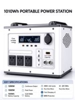 OEM1200W1500W Stasiun Daya Portabel 1010Wh Generator Tenaga Surya Gelombang Sinus Murni untuk Berkemah di Luar Ruangan, Perjalanan RV, Rumah Tangga, Cadangan 220V