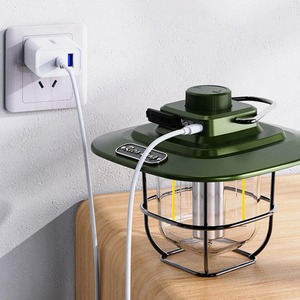 Lámpara LED para acampar, lámpara Retro para tienda de campaña, luces de Camping regulables a prueba de agua, batería de 4500mAh, linterna de emergencia para exteriores - Product Image 5