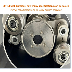 เครื่องปิดฝาขวด/แก้วพลาสติกใสแบบอัตโนมัติ  ประสิทธิภาพสูง 140 วัตต์  ไม่ใช้ระบบหมุน - Product Image 5