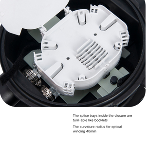 IP68 sợi quang Splice hộp 96 lõi FTTH Ngang bao vây MUFA sợi quang Splice đóng cửa Nap hộp - Product Image 3
