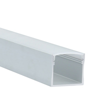 Profilé en aluminium 6063-T5 pour bandes LED, décorations, service de découpe LS-099