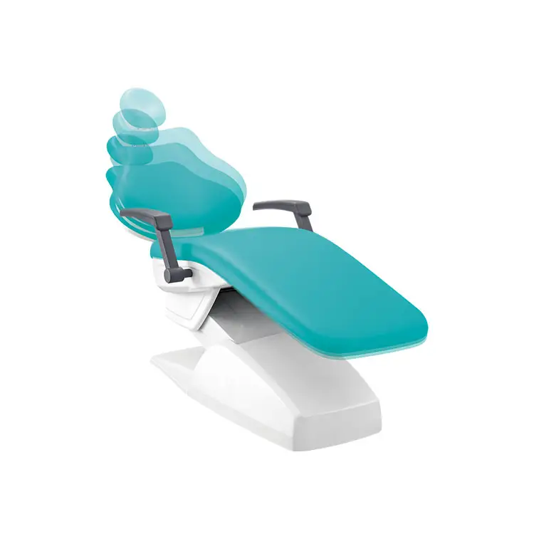 OEM追加の子供用ヘッドレストPUより厚いフレーム構造ポータブル歯科用椅子