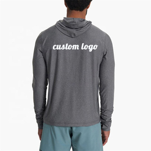 Pullover sportivo da <span class=keywords><strong>uomo</strong></span> camicie Quick Dry Moisture Wicking 1/2 Zip-Up manica lunga Top t-shirt atletica leggera - Product Image 4