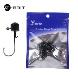 2.5G à 6g Palemonide Plomb Tête Crochet NED Couleur En Vrac Cinq Réservoir De Sang Doux Appât Flotteur Doux Ver Crochet 5 Couleurs - Product Image 2