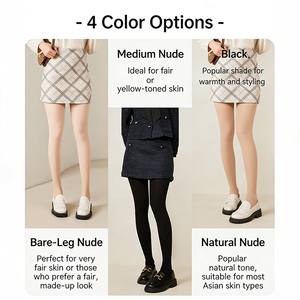 Pantimedias Térmicas Ultra Realistas con Forro de Felpa Sintética para Mujer, con 4 Opciones de Grosor para Invierno - Product Image 2