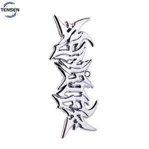 パーソナライズ ドガーメント メタルチャーム クロムカラー ブランド名ネックレス アクセサリー ブランド レターペンダント - Product Image 3