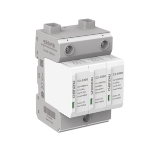 Sistema fotovoltaico de 1000VDC con conexión en caliente, dispositivos de protección contra sobretensiones (SPD) TVS con indicación de falla de 20/40kA/fase - Product Image 1