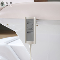 Table de massage esthétique électrique moderne à 3/4 moteurs en cuir synthétique, réglable en hauteur, pliable pour spa