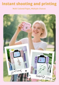 Çocuklar için Anında Baskı Dijital Fotoğraf Makinesi 1080p, 2.4'' IPS Ekran ve Termal Yazıcı ile - Product Image 5