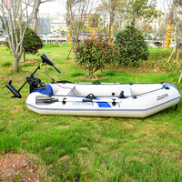 Bateau à ponton 100% soudé à chaud 2,3 m Meilleurs bateaux à rames en PVC Accessoires de luxe Processus sans colle pour une utilisation en eau salée