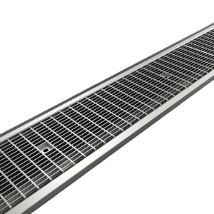 단조 용접 강철 격자 U형 트렌치 커버 차도 배수를위한 뜨거운 담근 아연 도금 격자 홈 금속 건축 자재 - Product Image 4