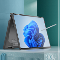 Vente en gros de coques rigides grises compatibles UNIQUEMENT avec les ordinateurs portables convertibles HP Envy x360 2 en 1 de 14 pouces 2024~2025