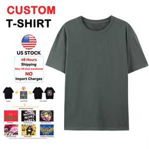 Camisetas de Hombre de Alta Calidad, 100% Algodón, 160g, Talla Grande, Estilo Urbano, 12 Colores, Lisas, con Logotipo Personalizado, Corte Cuadrado - Product Image 1
