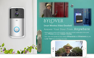 Timbre de bienvenida inalámbrico multifunción, Detector de movimiento <span class=keywords><strong>PIR</strong></span>, Sensor infrarrojo, alarma de visitante, timbre de puerta - Product Image 4