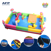 Parcours d'obstacles gonflable multifonctionnel pour enfants, structure de jeux gonflable commerciale pour la location