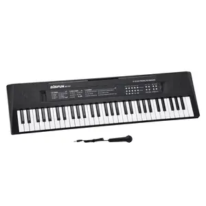 صنع في الصين بالجملة آلة موسيقية هدية للأطفال 61 مفتاح لوحة مفاتيح البيانو الكهربائي