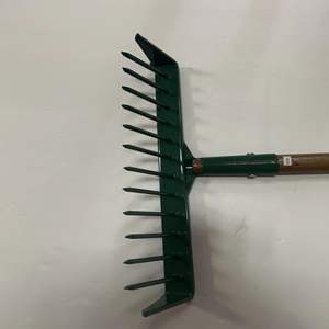 Rastrillo de jardín rastrillo agrícola 14T con mango largo - Product Image 5