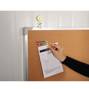 Juego <span class=keywords><strong>de</strong></span> Tableros <span class=keywords><strong>de</strong></span> <span class=keywords><strong>Corcho</strong></span> Magnéticos con Funciones <span class=keywords><strong>de</strong></span> Escritura y Dibujo, Tablero <span class=keywords><strong>de</strong></span> Anuncios <span class=keywords><strong>Pequeño</strong></span> para Montar en la Pared, para Uso en el Hogar y la Oficina - Product Image 3