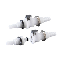 CPC prise mâle femelle cpc montage rapide sur panneau connecteur d'arrêt valve raccord d'accouplement pour 1/4 1/8 pouces eau air ipl machine